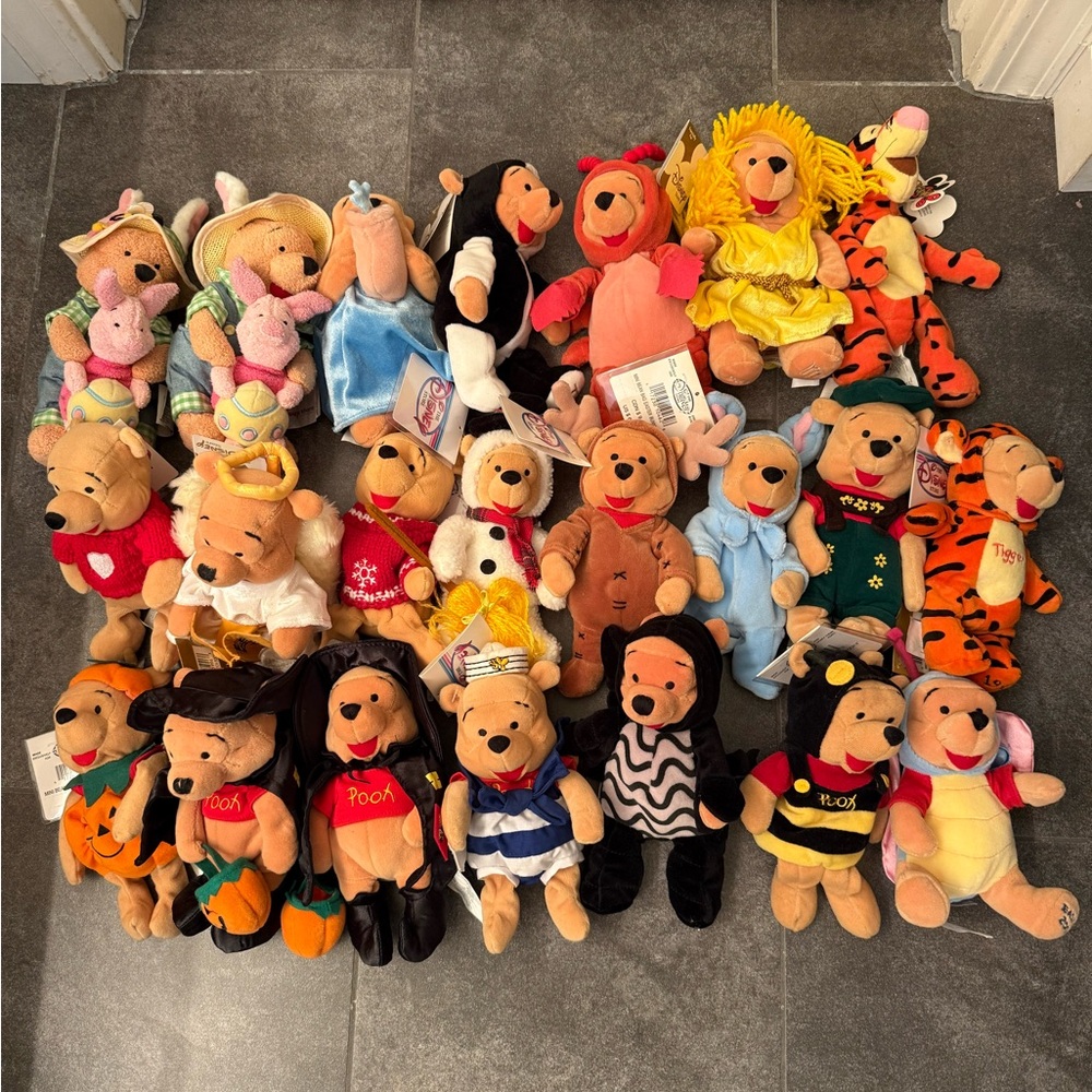 LOT Winnie the Pooh Beanie Babies!